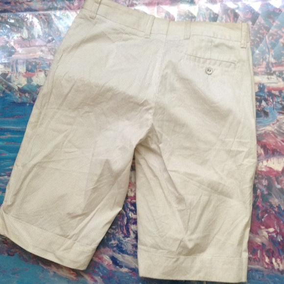 Pin Striped H&M Bermuda Shorts, Size 8 - Picture 2 of 5